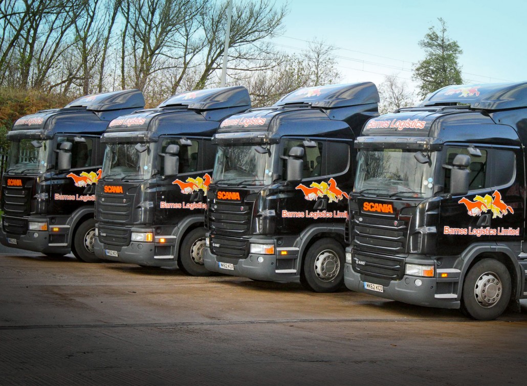 Barnes Logistics Vehicles